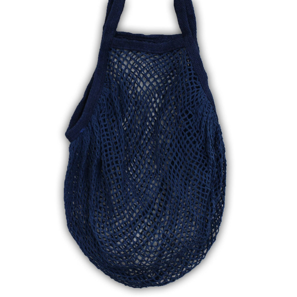 Pure Cotton Mesh Bag - Denim product image 3