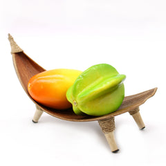 Coconut Leaf Fruit Bowl Set - Natural product image 3