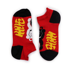 S/M Hop Hare Bamboo Socks Low (3.5-6.5) - Lucky Cat product image
