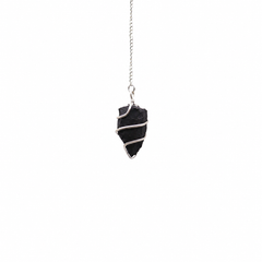 Raw Gemstone Pendulum - Black Agate product image 2