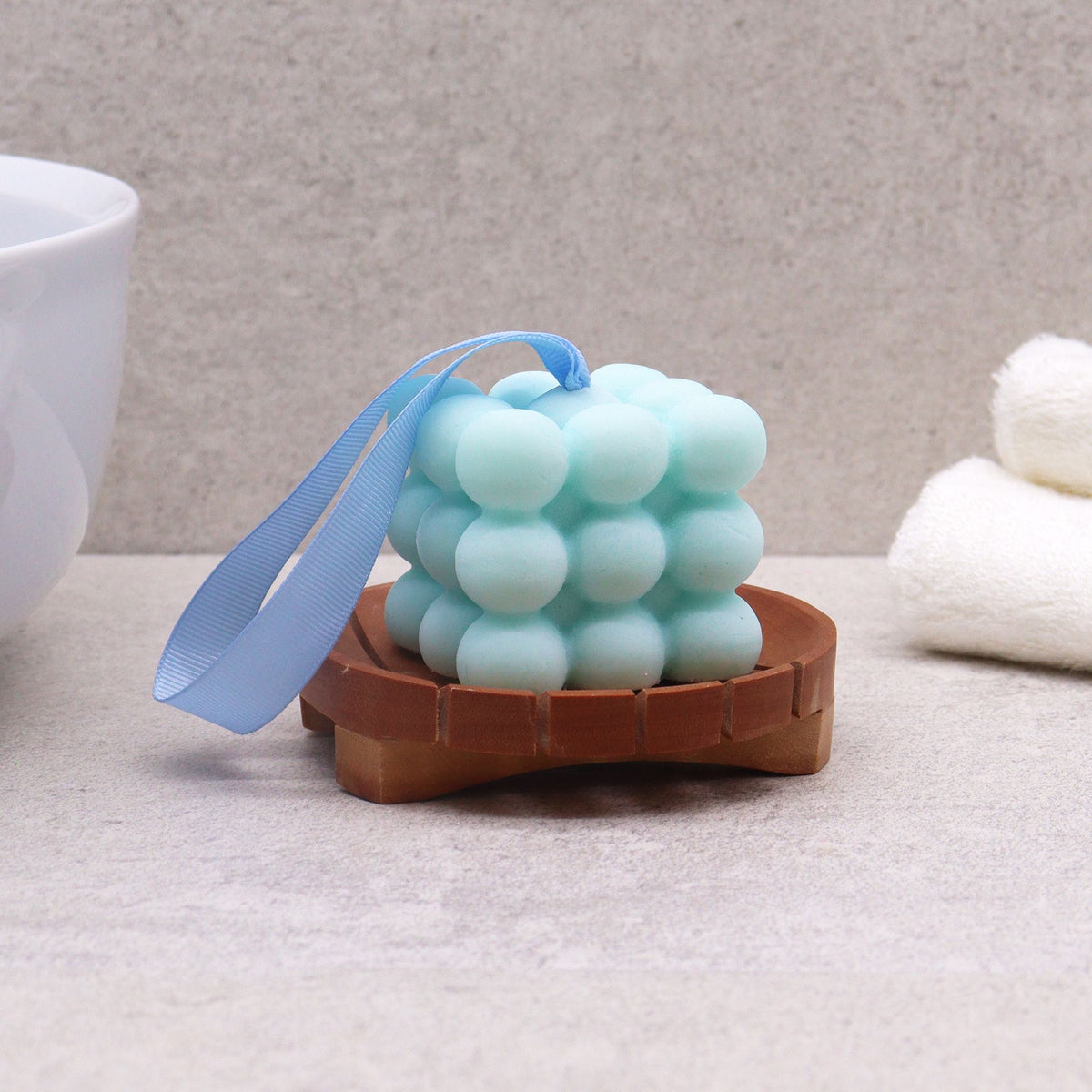 Classic Mahogany Soap Dish - Round product image 4
