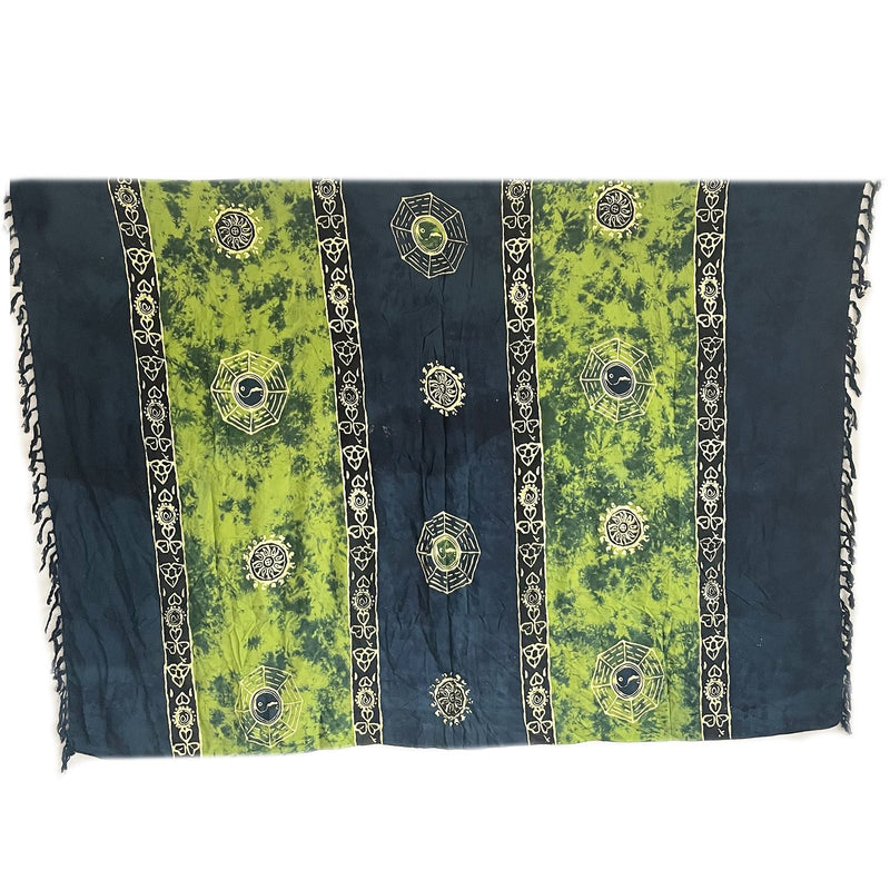 Bali Celtic Sarongs - Yin & Yang - Green product image