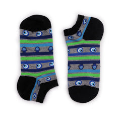 S/M Hop Hare Bamboo Socks Low (3.5-6.5) - Evil Eye & Hamsa product image