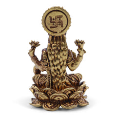 Brass Miniature Gods - Laxmi (52gms) - 49mm product image 2