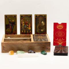 Three Section Tarot Box with Card Holder product image 2