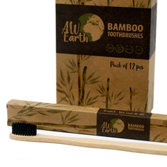Bamboo Toothbrush - Charcoal Medium Soft product image 4