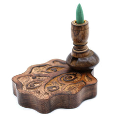Sm Mango Wood Backflow Burner - Tree of Life product image 3