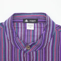 Nomad Sari Grandad Shirt - Black Purple - Medium product image 6
