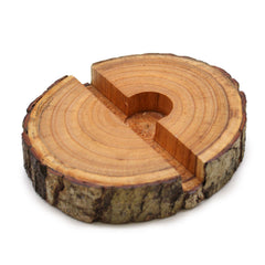 Small Log Phone Holder (full slice) - Natural product image 3