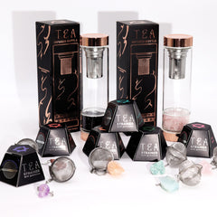 Raw Crystal Gemstone Tea Strainer - Mookaite product image 6