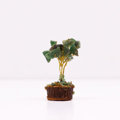 Mini Gemstone Tree On Wood Base - Green Aventurine (15 stones) product image 3