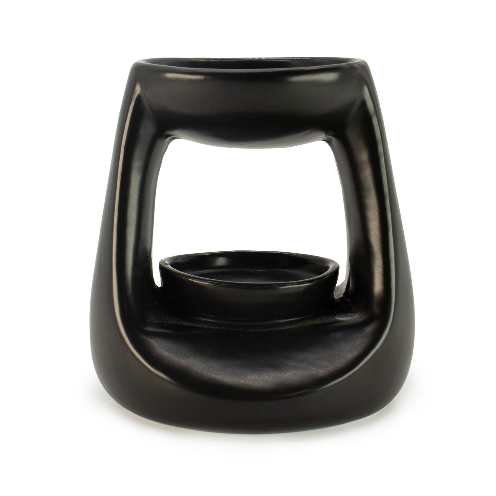 Ceramic Zen Oil Burner - Small Classic - Matt Black product image