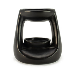 Ceramic Zen Oil Burner - Small Classic - Matt Black product image