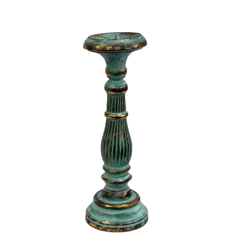Medium Candle Stand - Turquois Gold product image