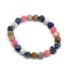 Set of 2 Gemstones Friendship Bracelets - Harmony - Rainbow Gemstones product image 2