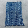 Handmade Indigo Throw - 170x120cm - Desi Stripes product image