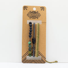 Mens Premium Bracelet Sets - Outdoor Greens (asst) product image 3