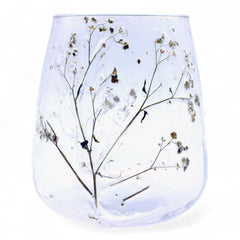 Natural Floral Glass - Vase Candle Holder - Margarita - (12x11cm) product image 8