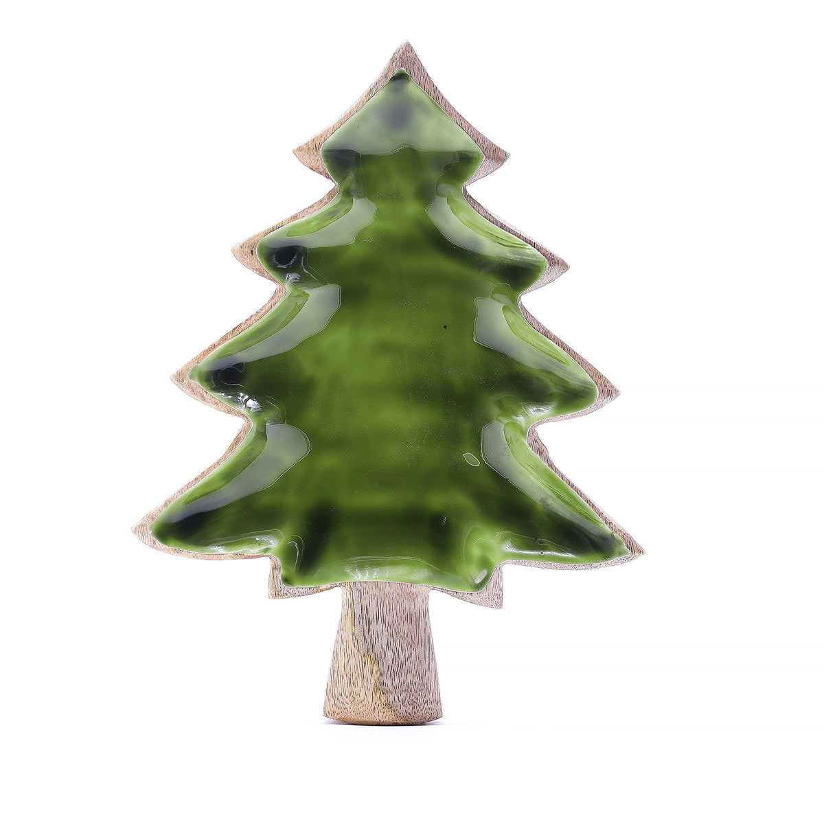 Lost in the Forrest - Enamel Tree Wooden Bowl - 25x19cm product image 2
