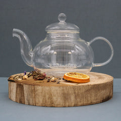 Glass Infuser Teapot - Round Pearl - 800ml product image 8