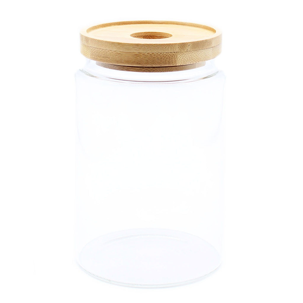 Cottage Bamboo Glass Jar - 15cm product image 6