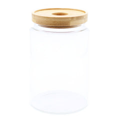 Cottage Bamboo Glass Jar - 15cm product image 6