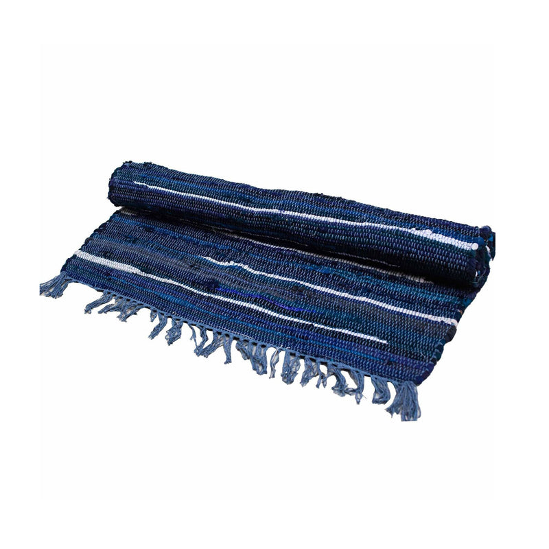 Small Rag Rug - 50x90cm - premium quality - Charcoal Greys product image