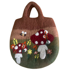 Mushroom Garden Felted Bag product image 5