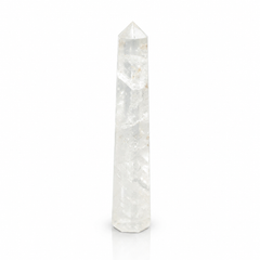 Gemstone Six Face Obelisk Poins approx 17cm - Rock Crystal product image 5