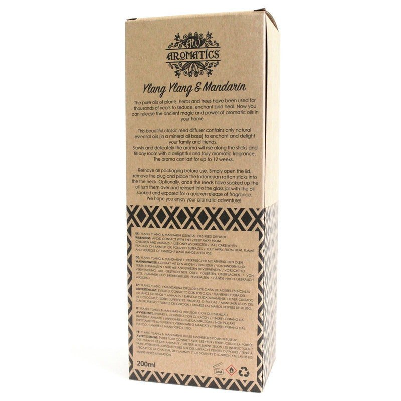 200ml Ylang Ylang & Mandarin Essential Oil Reed Diffuser product image