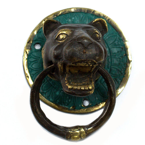 Brass Door Knocker - Tiger Head product image 2