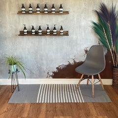 Indian Cotton Rug - 70x170cm - Grey product image 3