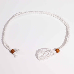 Gemstone Necklace Cord - White product image 5