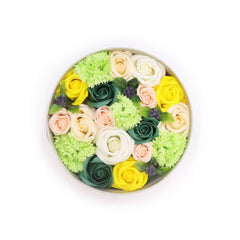 Round Box - Spring Celibrations - Yellow & Greens product image