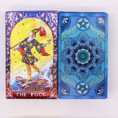 Blue Foil Tarot Card Set - Mandala - with booklet product image 4