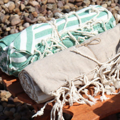 Cotton Pario Throw - 100x180 cm - Warm Sand product image 2