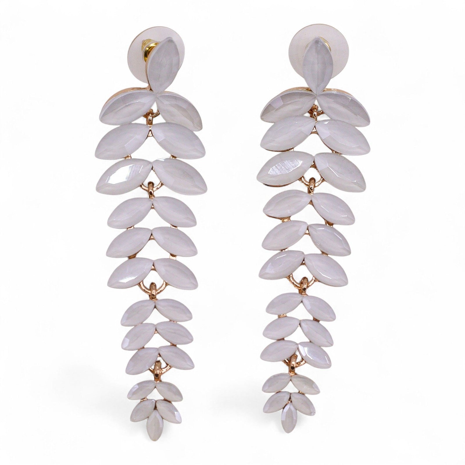 Pearl - Vintage Glass - Long Drop - Earrings product image