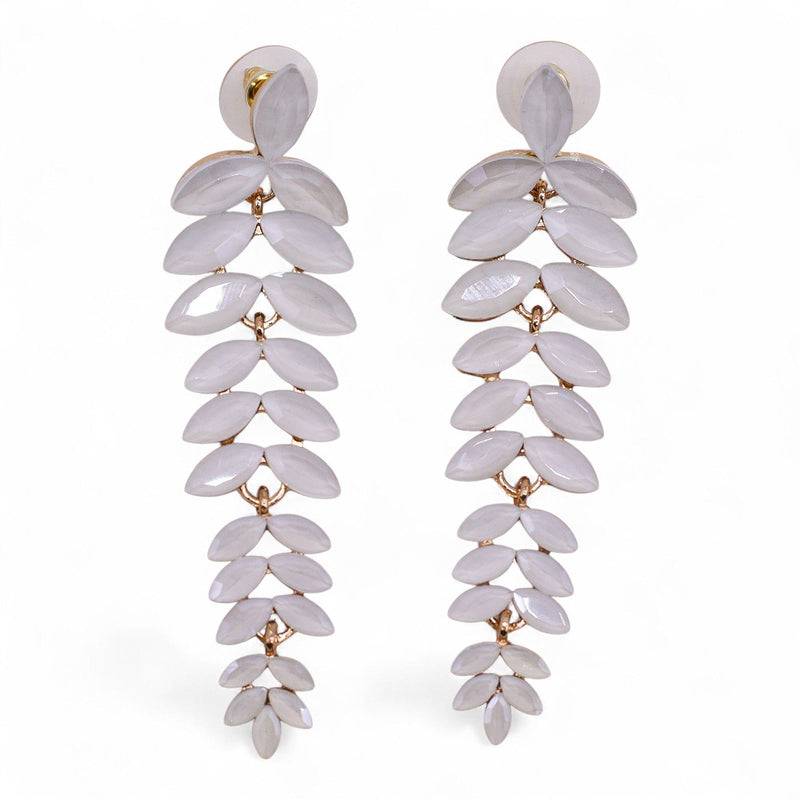 Pearl - Vintage Glass - Long Drop - Earrings product image