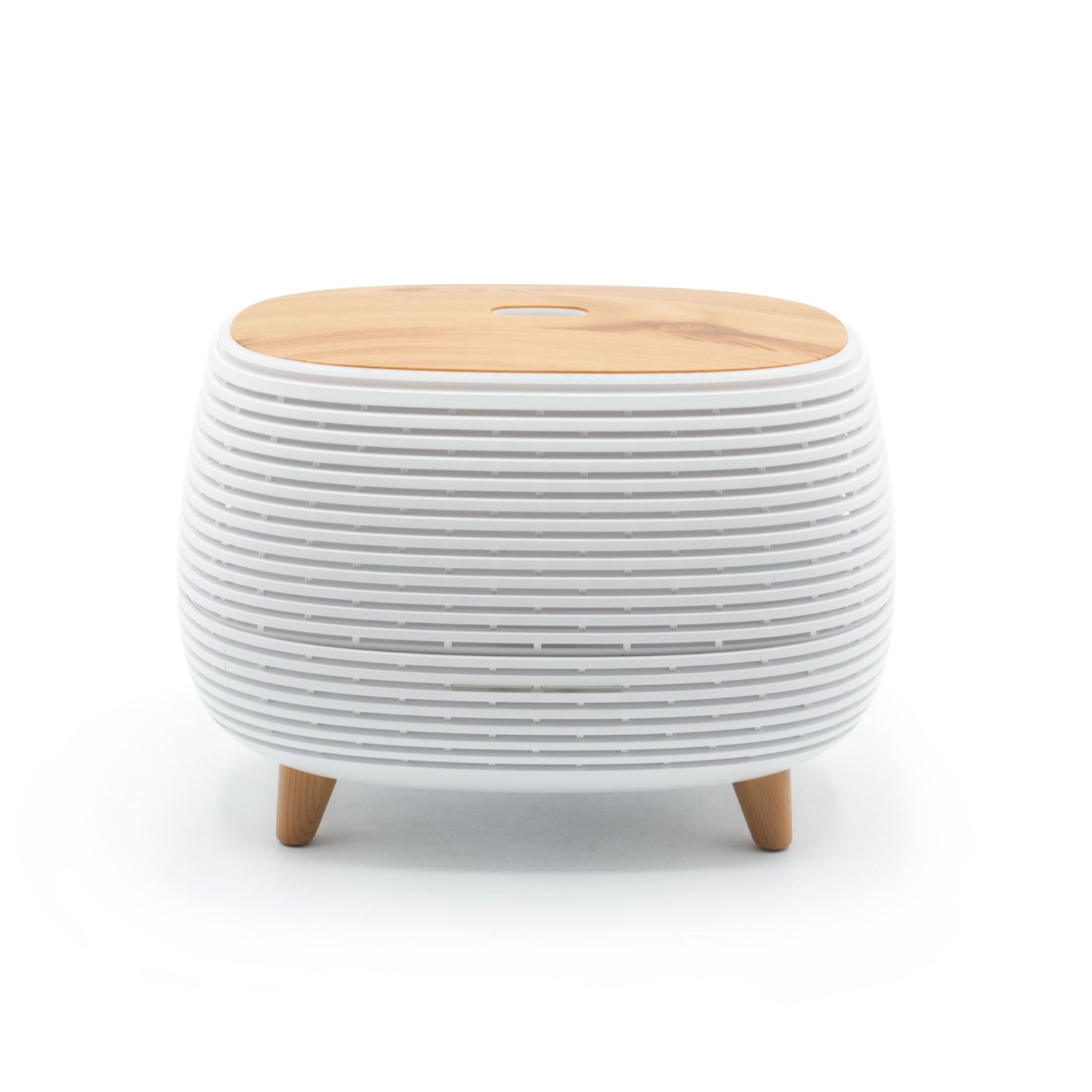 Futuristic Ribbed Aroma Diffuser with Colour-Changing Light product image