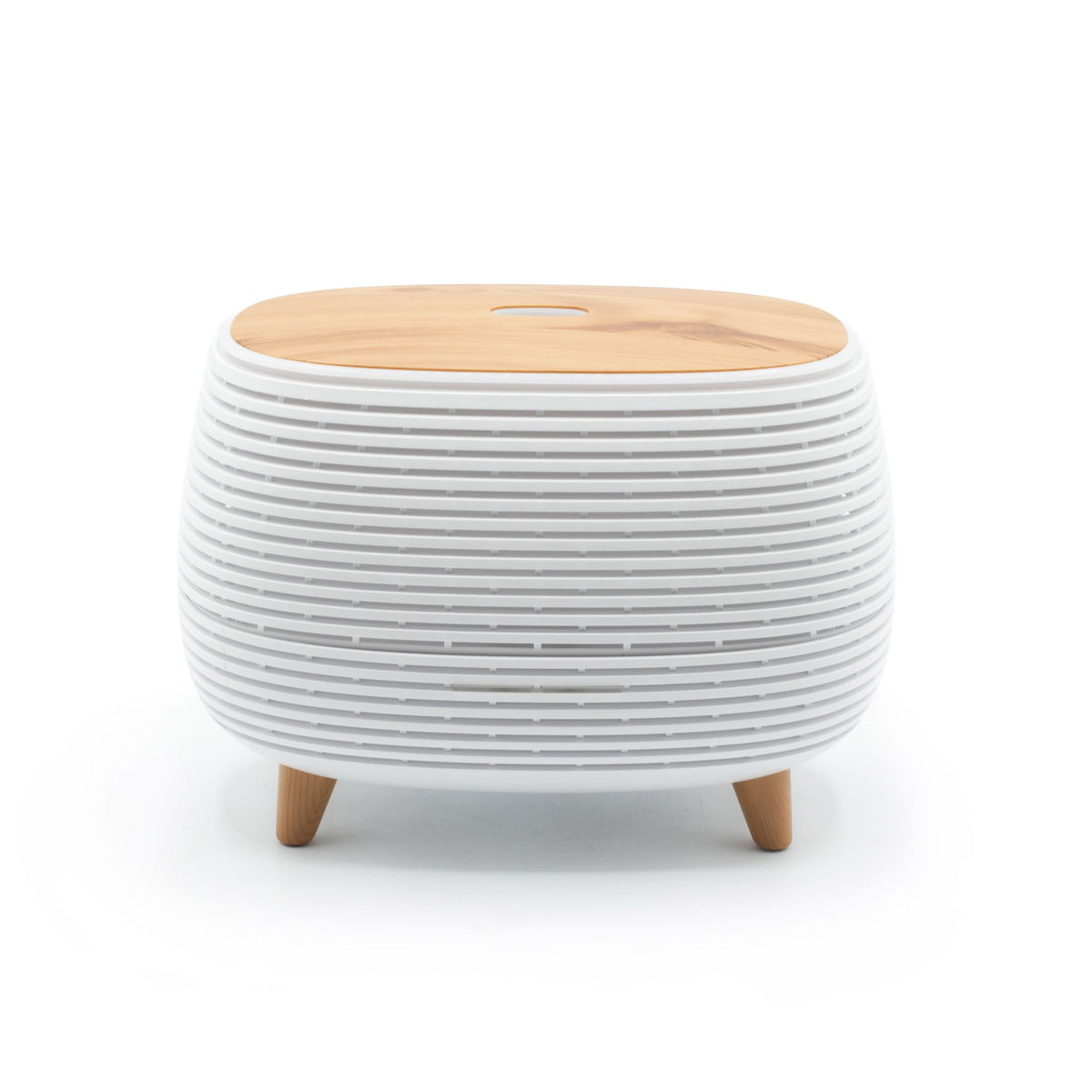 Futuristic Ribbed Aroma Diffuser with Colour-Changing Light product image