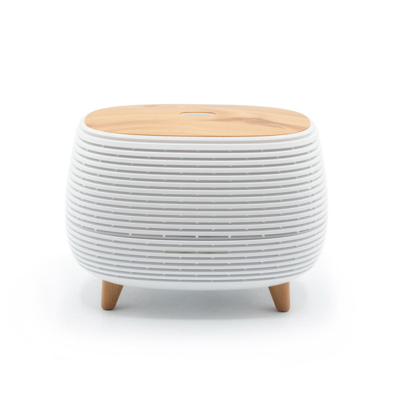 Futuristic Ribbed Aroma Diffuser with Colour-Changing Light product image