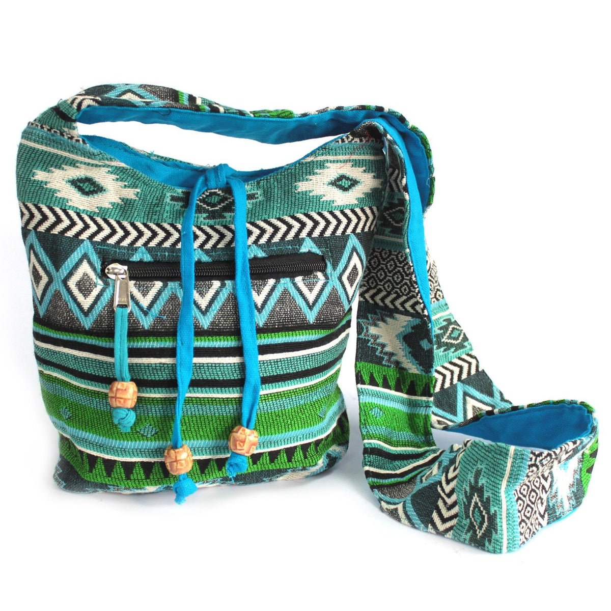 Jacquard Bag - Teal Sling Bag product image 2