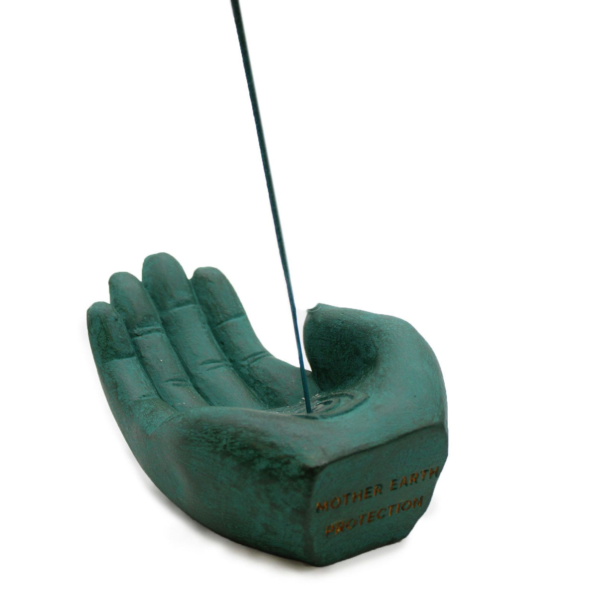 Hand Incense Burner - Earth Protect (green) product image 4