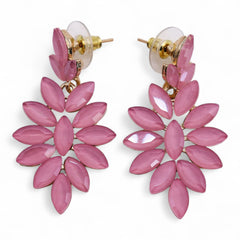 Soft Pink - Vintage Glass - Long Drop - Earrings product image