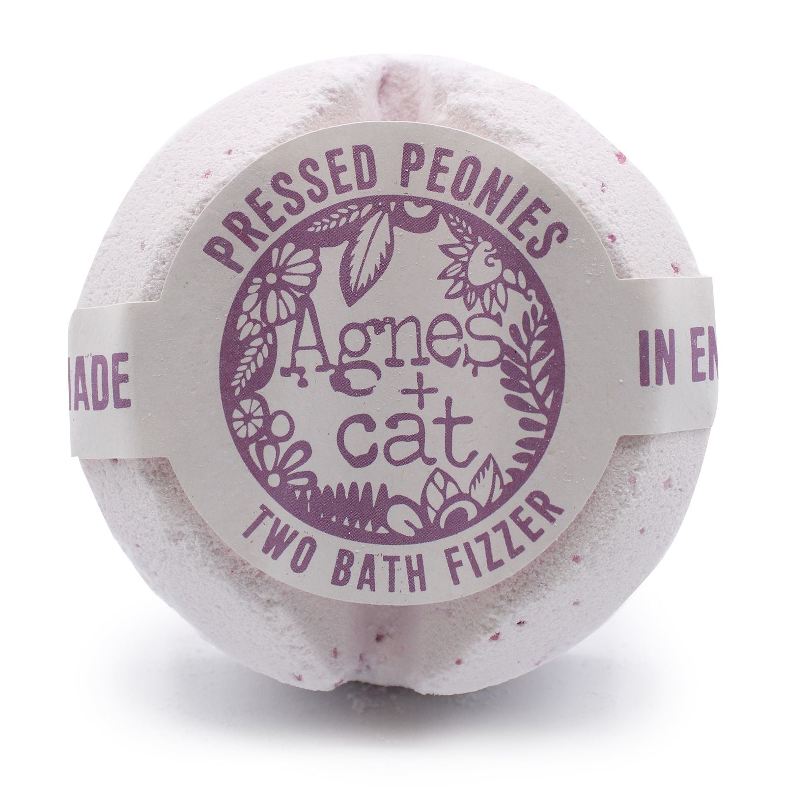 Agnes + Cat Bath Fizzer - Pressed Peonies product image