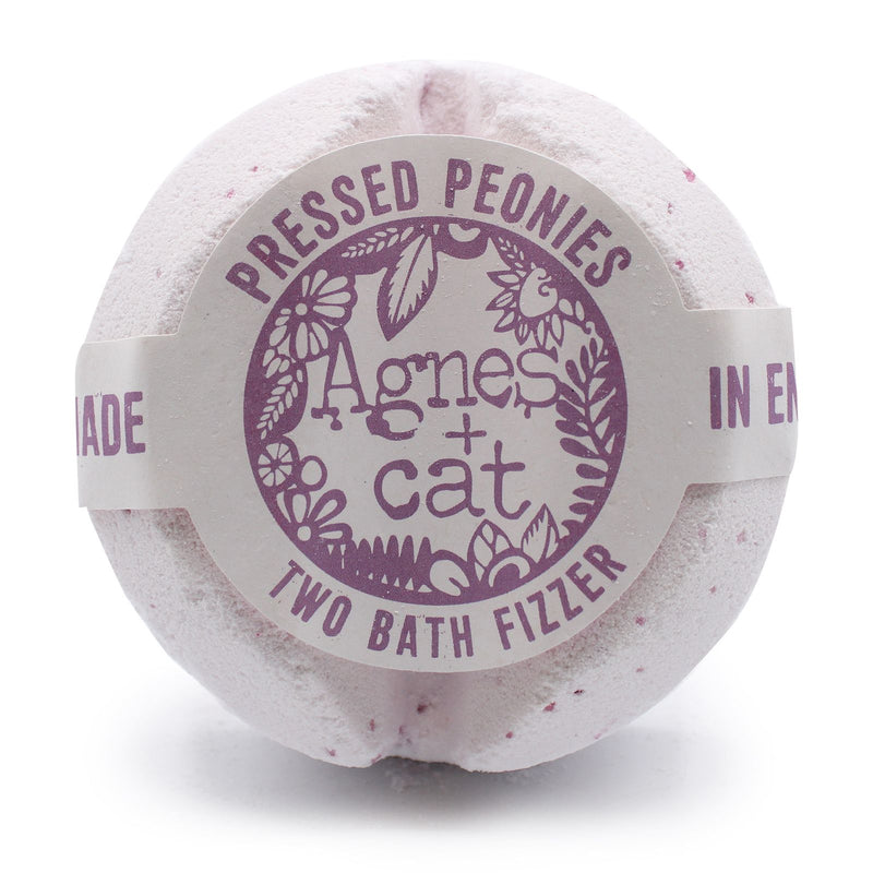 Agnes + Cat Bath Fizzer - Pressed Peonies product image