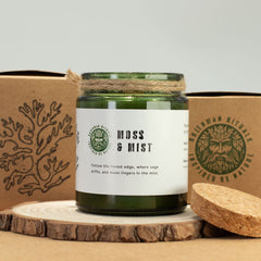 Greenman Woodwick Soy Candle - Moss & Mist product image 5