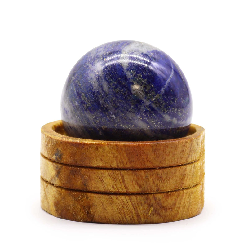 Gemstone Sphere 50mm - Afghan Lapis with Stand product image