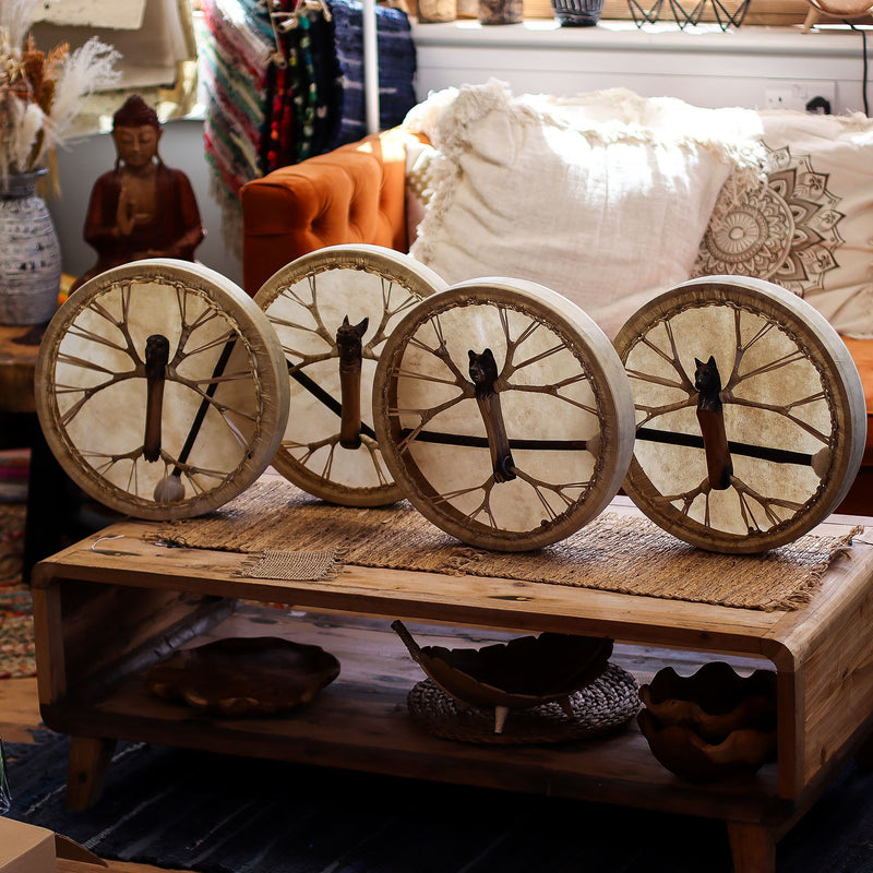 Spirit of the Bear - Shaman Drum & Stick- Tunable - 40cm product image