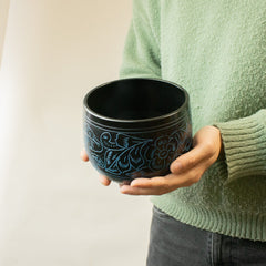 Cauldron Singing Bowl - Magic Mushroom - Blue (15cm) product image 5